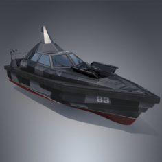 Stealth Patrol Boat 3D Model