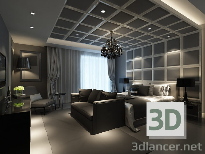 3D-Model 
bedroom