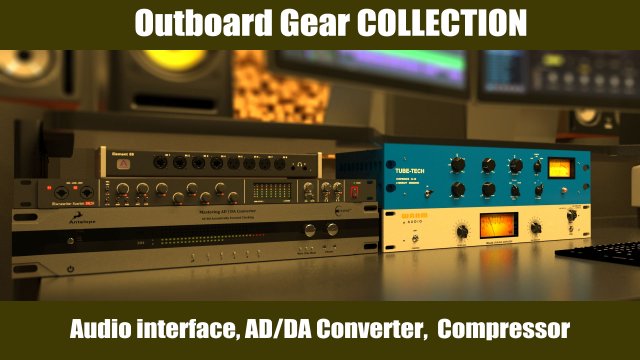 Outboard Gear COLLECTION 3D Model