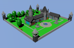 Medieval house 3 3D Model