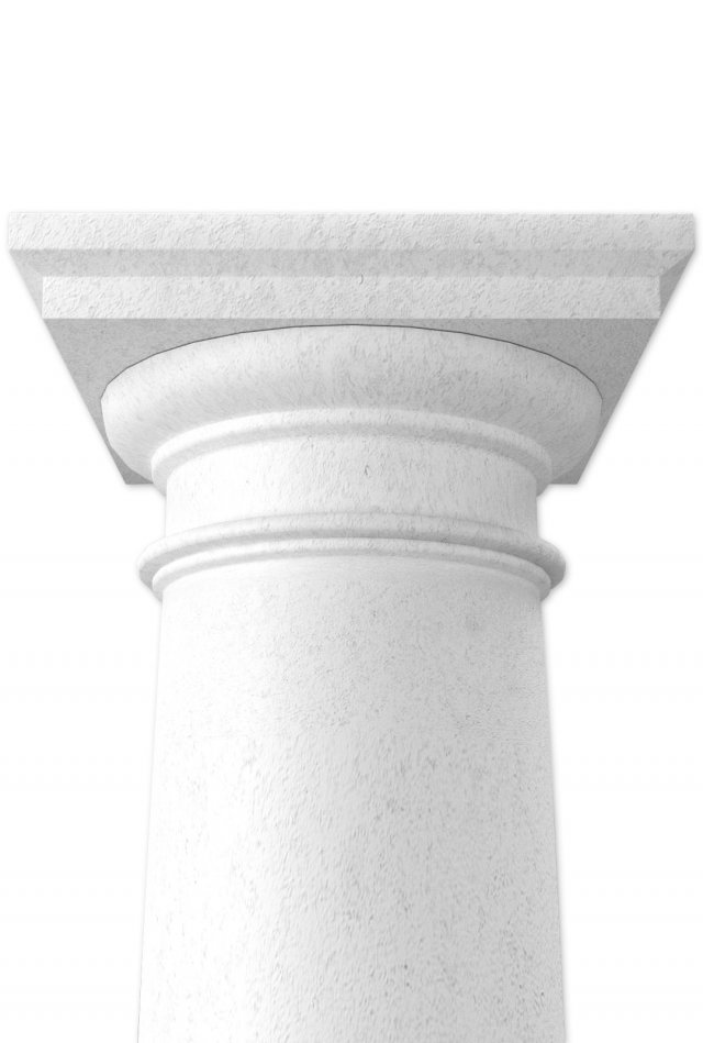 Tuscan Column 3D Model
