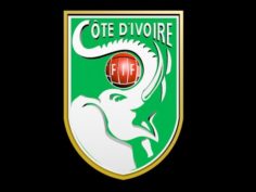 Cote D Ivore Football National Team 3d Logo 3D Model