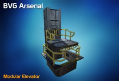 Modular Elevator 3D Model