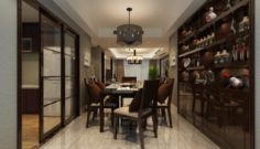 Family – kitchen – restaurant 435 3D Model