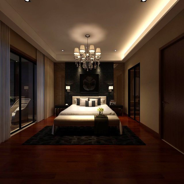 Beautifully stylish and luxurious bedrooms 49 3D Model