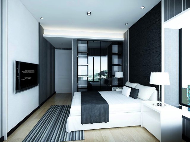 Luxury stylish interior master Bedroom – 97 3D Model