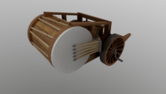 Da Vinci Drum 3D Model
