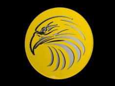 Eagle Logo 3D Model