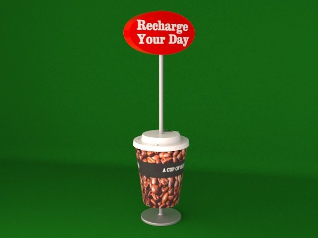 Recharge Station – Cup 3D Model