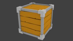 Lowpoly Box 3D Model