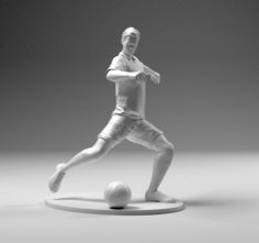 Footballer 02 Footstrike 07 Stl 3D Model