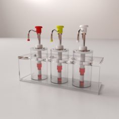 Condiment Dispenser v2 3D Model