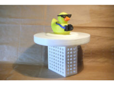 3″ Pool Chlorinatior with Tourist Duck Lid 3D Print Model
