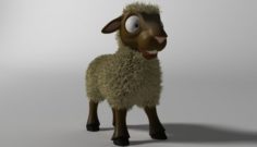 Cartoon sheep RIGGED 3D Model