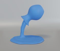 A pitcher from which water flows 3D Model