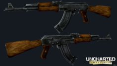 Uncharted Drake’s Fortune (AK-47) 3D Model