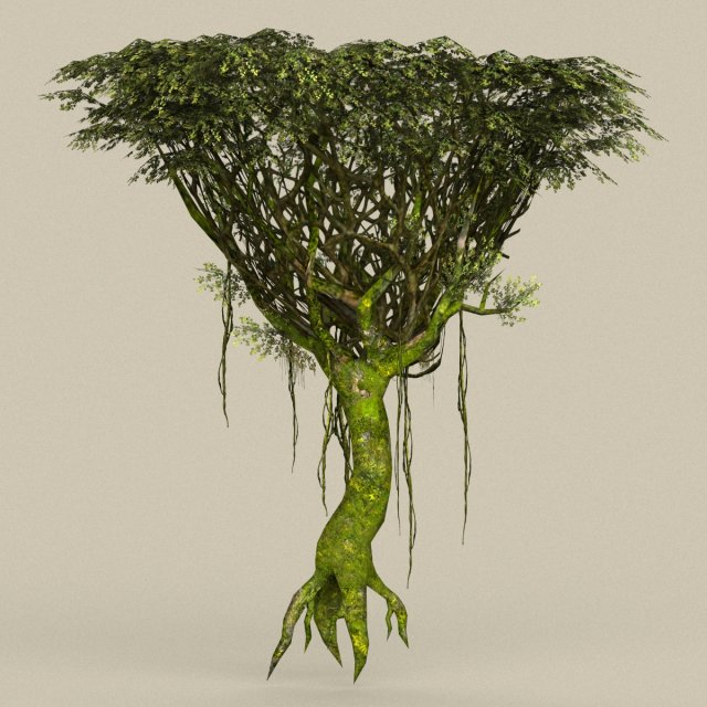 Game Ready Tree 23 3D Model