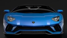 Lamborghini Aventador S Roadster 2018 3D Model