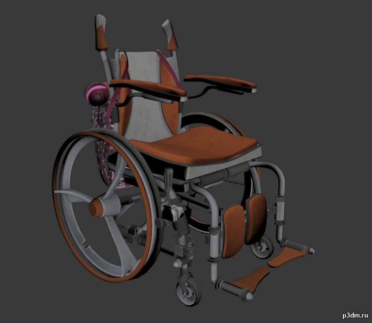 Wheelchair 3D Model