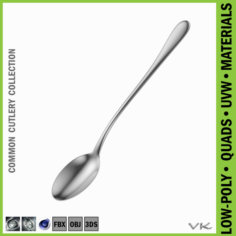 Soda Spoon Common Cutlery 3D Model