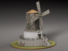 Old windmill 3D Model