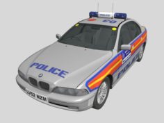 BMW 540 Police 3D Model