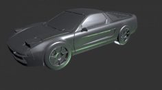 Acura nsx 1997 model adapted for 3D printing 3D Model