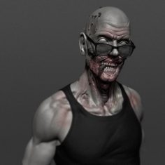 Cool Zombie 3D Model