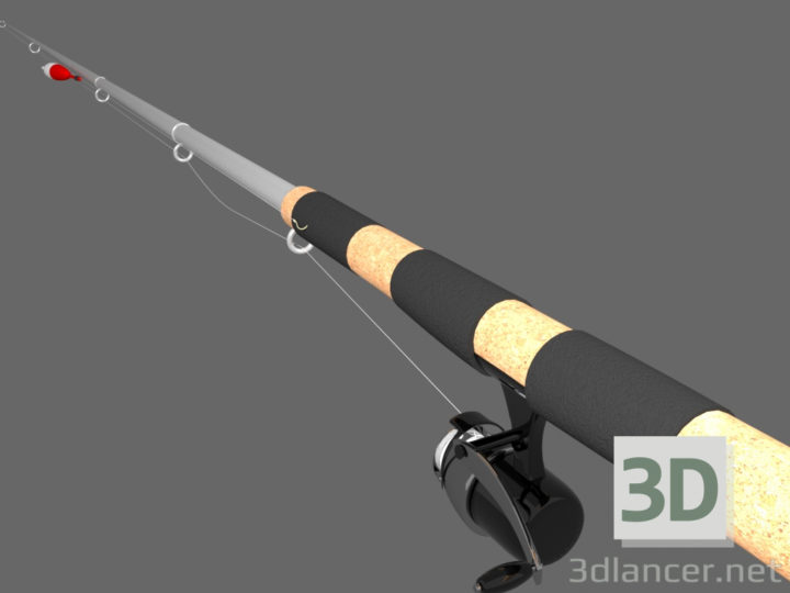 3D-Model 
Fishing rod