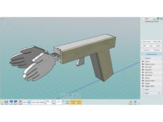 Clapping Gun 3D Print Model