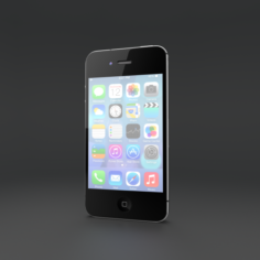 Apple iPhone 4s 3D Model