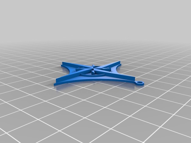 Compass Necklace 3D Print Model