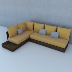Traditional Moroccan Lounge 3D Model