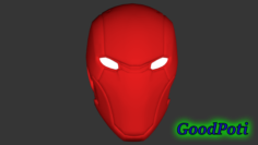 Red Hood Helmet 3D Model