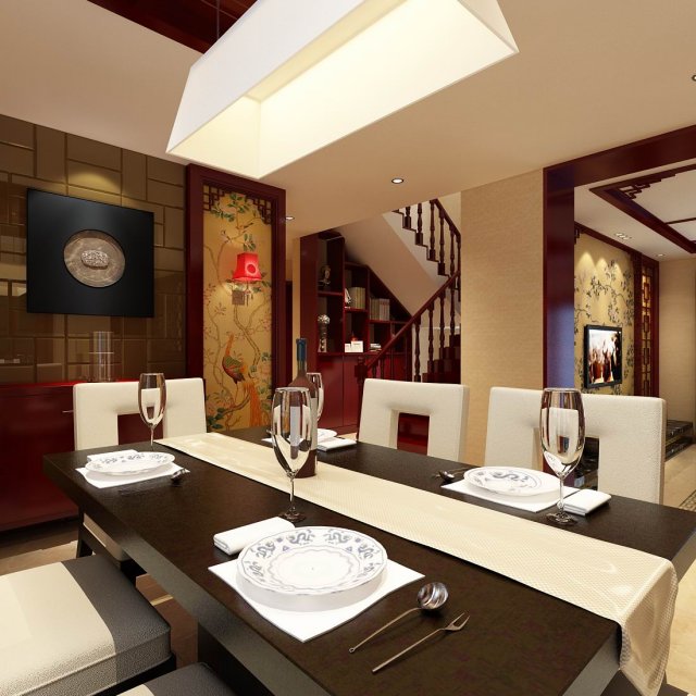 Family – kitchen – restaurant 176 3D Model