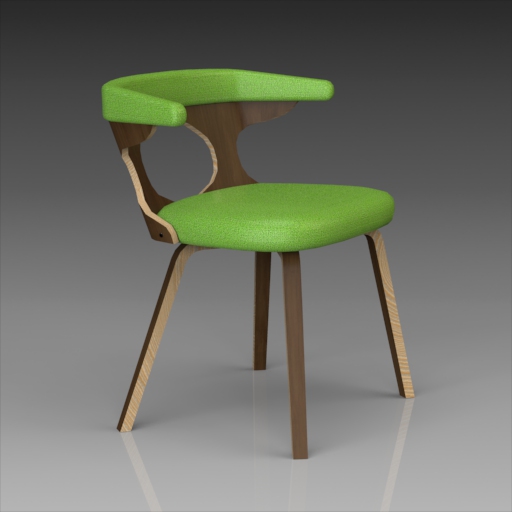 Atigarron Barrel Chair 3D Model