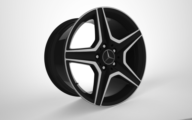 AMG Wheel 3D Model