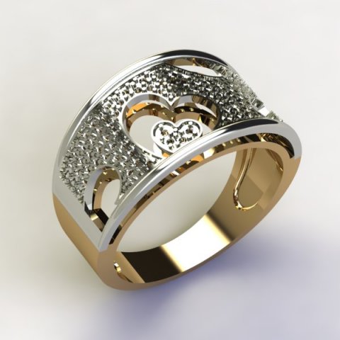 WOMAN RING 3D Model