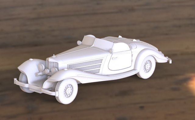 Mercedes 540k 3D Model