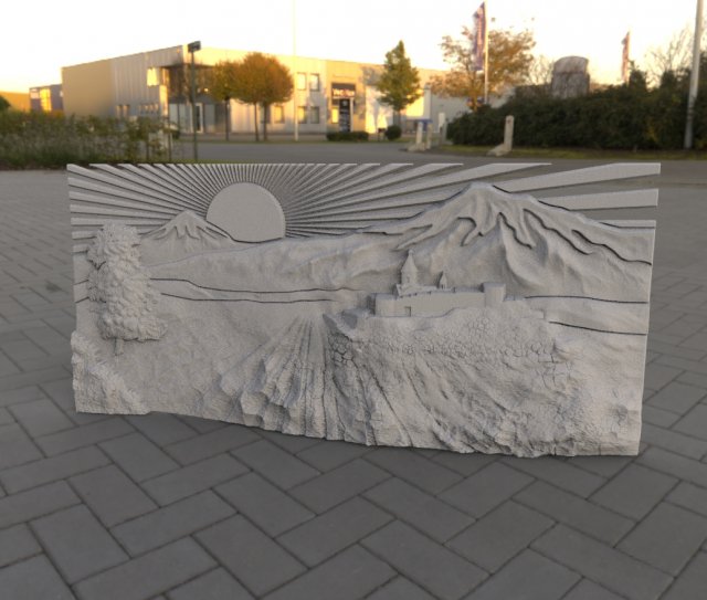 Ararat Khorvirap Armenia Panno 3D Model