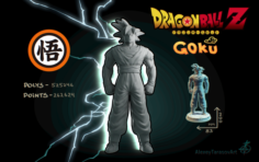 Goku Dragon Ball Z 3D Model