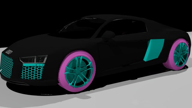 Audi r8 3D Model