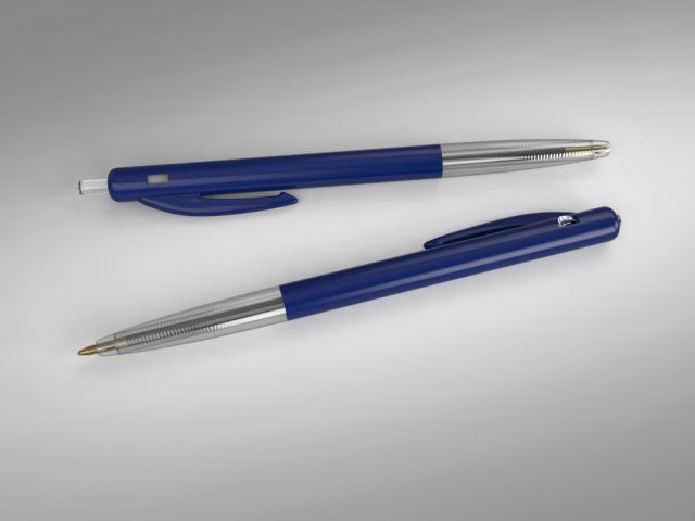 BIC pen Free 3D Model