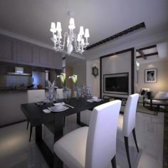 Family – kitchen – restaurant 174 3D Model