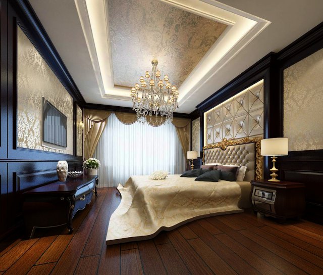 Beautifully stylish and luxurious bedrooms 25 3D Model