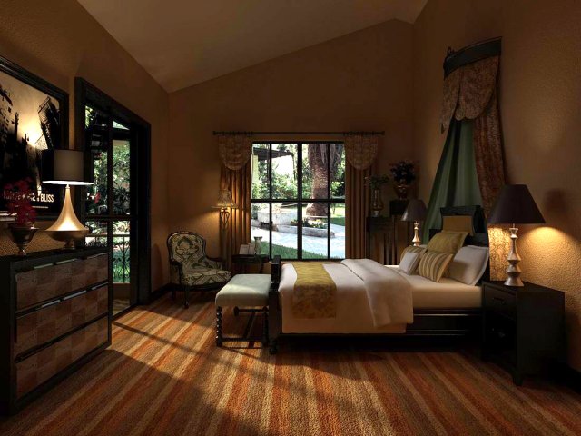 Luxury stylish interior master Bedroom – 91 3D Model