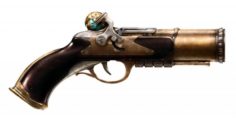 3d gun model 3D Model