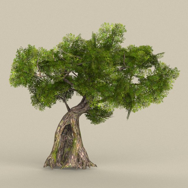 Low Poly Tree 07 3D Model