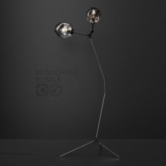 Branching Floor Lamp by Lindsey Adelman DARK-BLACK 3D Model