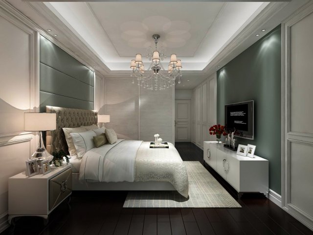 Beautifully stylish and luxurious bedrooms 08 3D Model